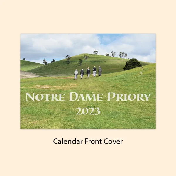 2023 Liturgical Wall Calendar Front Cover