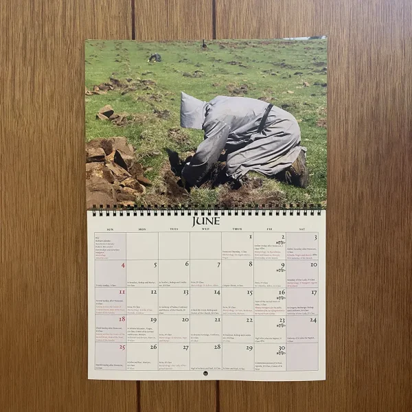 2023 Liturgical Wall Calendar June Page