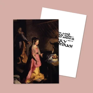 Barocci The Nativity Christmas Card