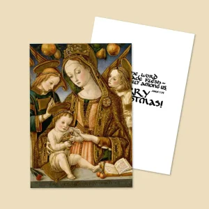 Crivelli Madonna and Child Christmas Card