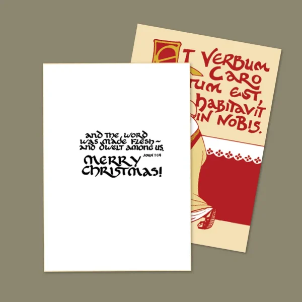 Et Verbum Caro Factum Est Christmas Card