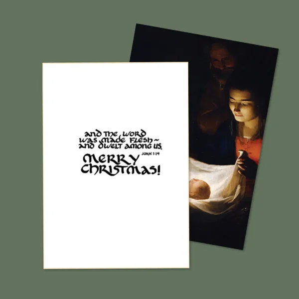 Gherardo Adoration of the Child Christmas Card