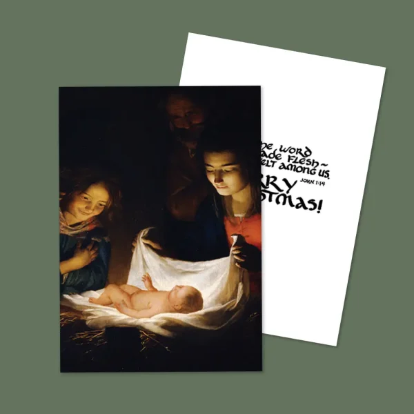 Gherardo Adoration of the Child Christmas Card