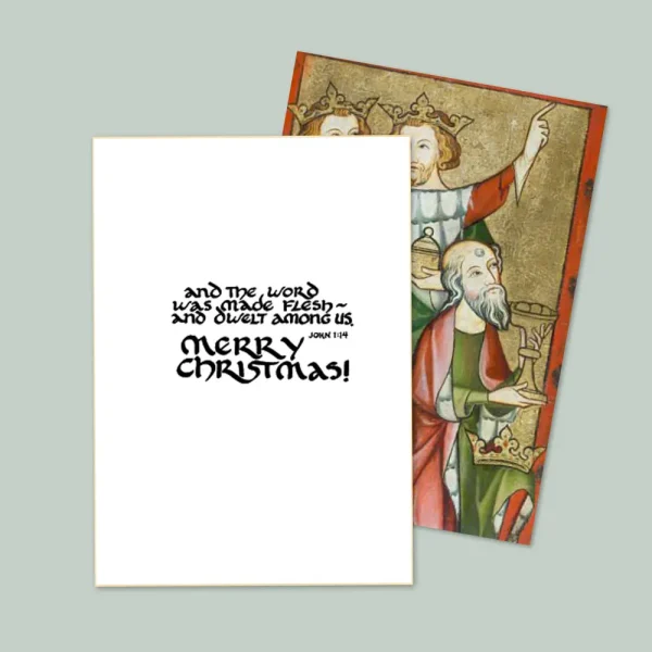 Rhenish Master Adoration of the Magi Christmas Card