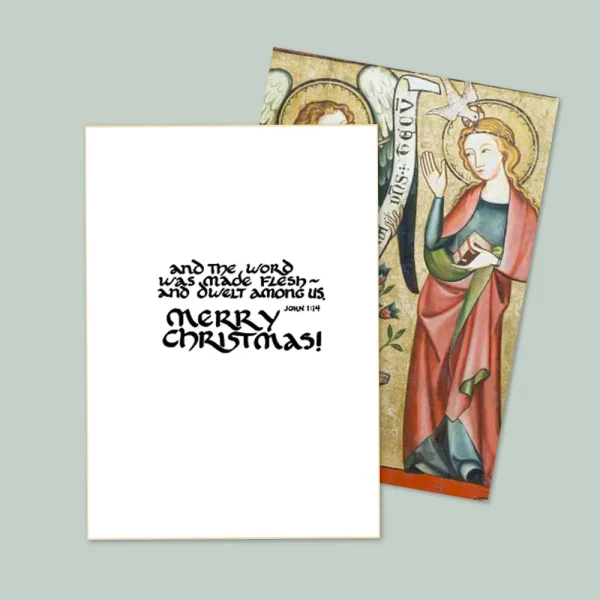 Rhenish Master Annunciation Christmas Card