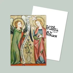 Rhenish Master Annunciation Christmas Card
