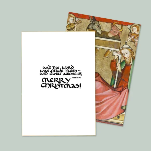 Rhenish Master Nativity Christmas Card