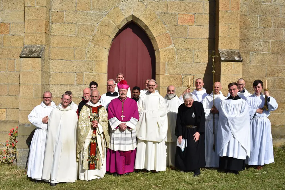 Archbishop Porteous, the Community and invited clergy and religious