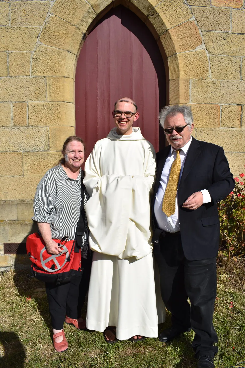 Dom Bede Mary with his parents