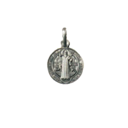 Medal of Saint Benedict - silver - small