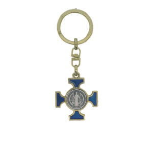 Medal of Saint Benedict Key Chain - Golden