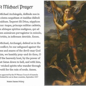 Holy Card - St. Michael the Archangel
