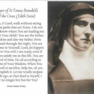 Holy Card - St. Teresa Benedicta of the Cross